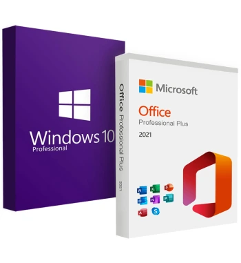 Pachet licente Microsoft Windows 10 Professional + Microsoft Office 2021 Professional Plus Pachet licente Microsoft Windows 10 Professional + Microsoft Office 2021 Professional Plus