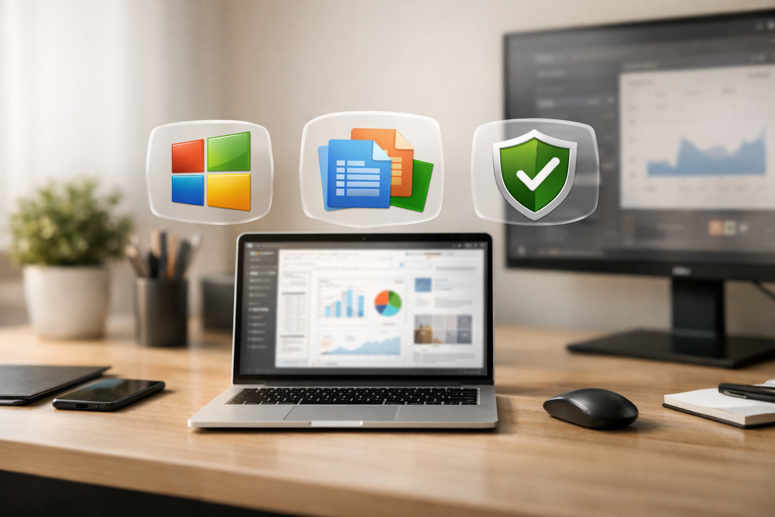 pachet windows office